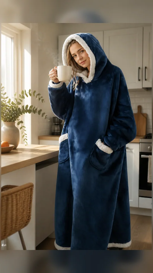 Customer photo with a Wohlflausch blanket