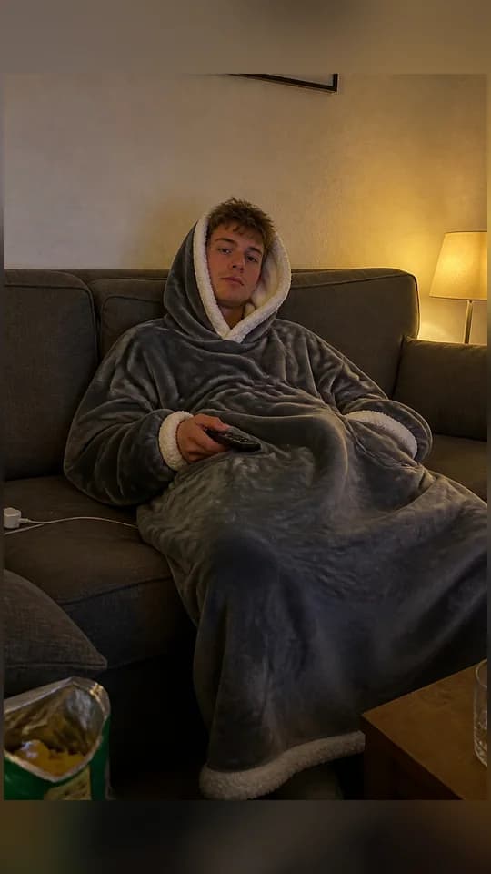 Customer photo with a Wohlflausch blanket