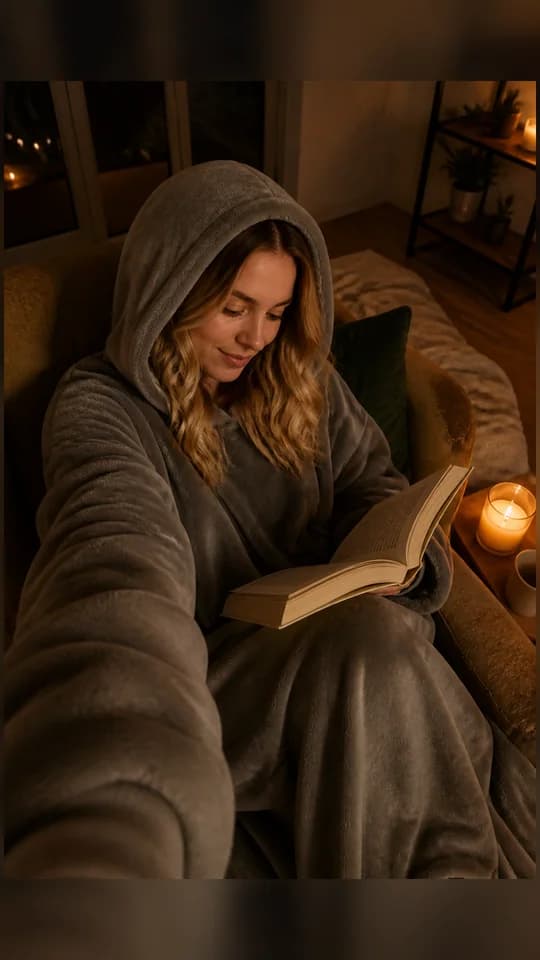Customer photo with a Wohlflausch blanket