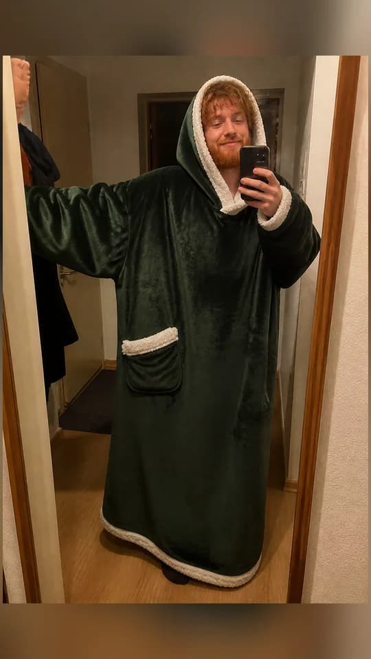 Customer photo with a Wohlflausch blanket