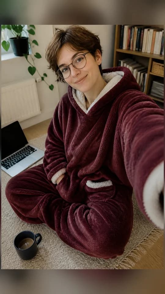 Customer photo with a Wohlflausch blanket