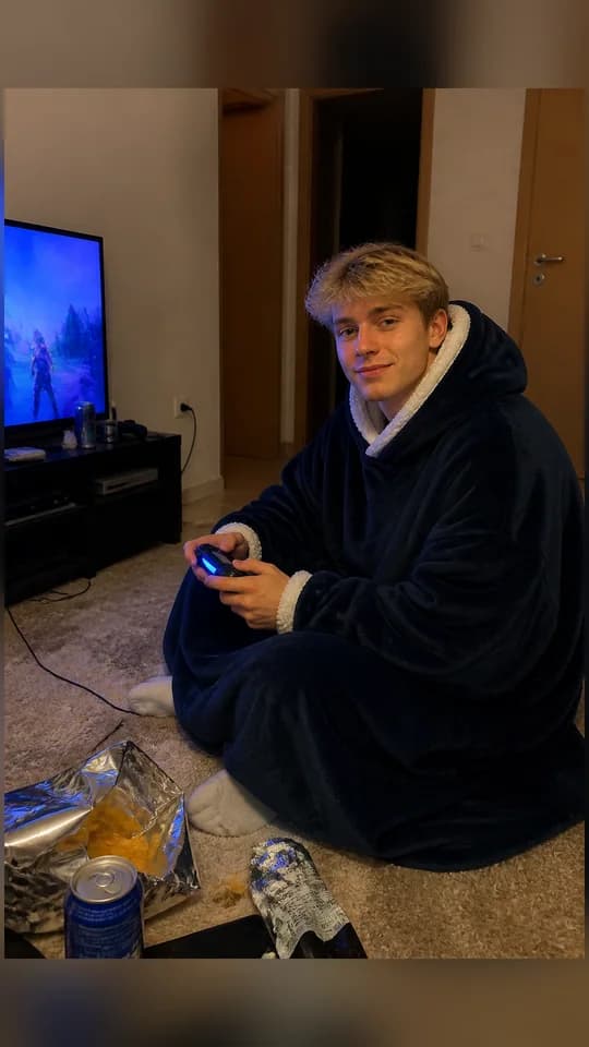 Customer photo with a Wohlflausch blanket