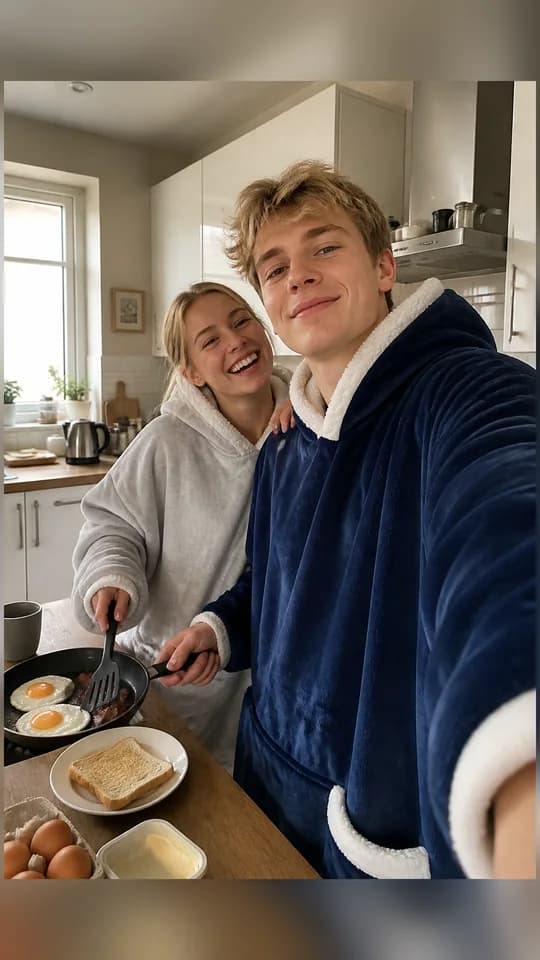 Customer photo with a Wohlflausch blanket