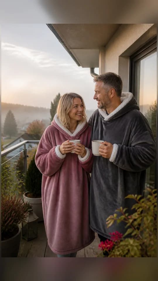 Customer photo with a Wohlflausch blanket