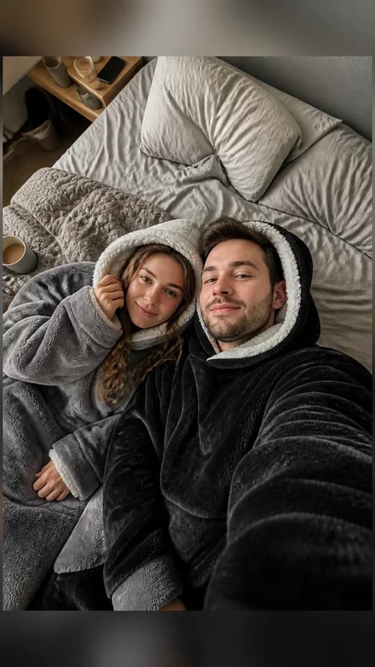 Customer photo with a Wohlflausch blanket