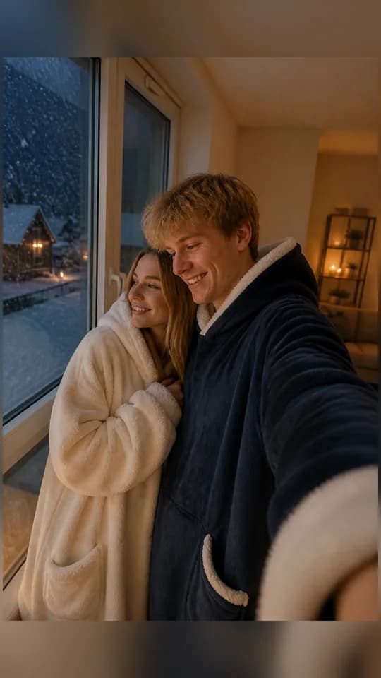 Customer photo with a Wohlflausch blanket