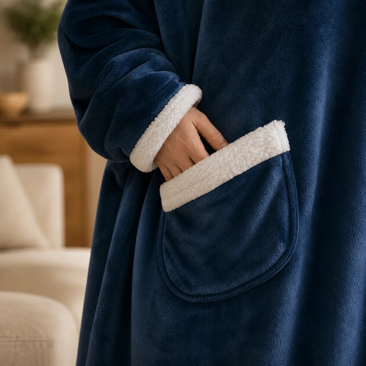 Soft polar fleece fabric